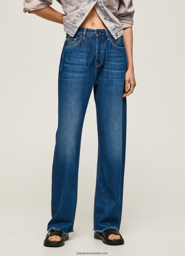 blugi robyn cu talie înaltă, cu ajustare normală femei Pepe Jeans denim 6Z0R461