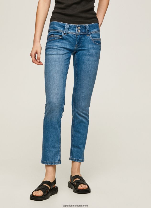 blugi venus cu talie joasă, cu ajustare regulată femei Pepe Jeans denim 6Z0R4633