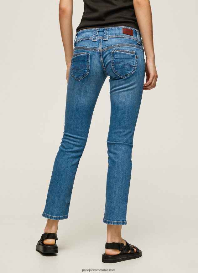 blugi venus cu talie joasă, cu ajustare regulată femei Pepe Jeans denim 6Z0R4633