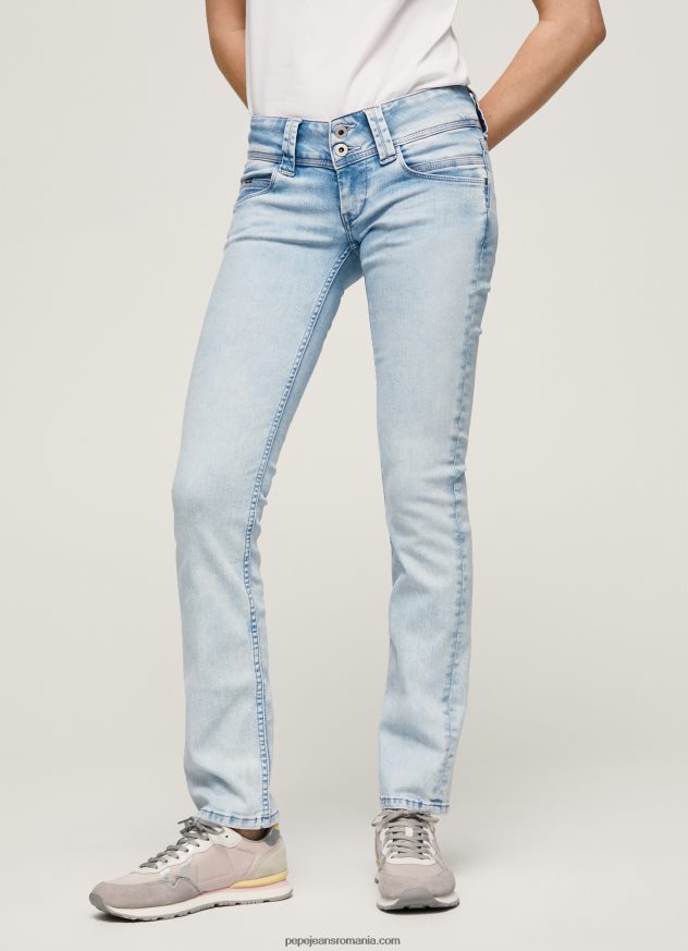 blugi venus cu talie joasa cu ajustare regulata femei Pepe Jeans denim 6Z0R4623