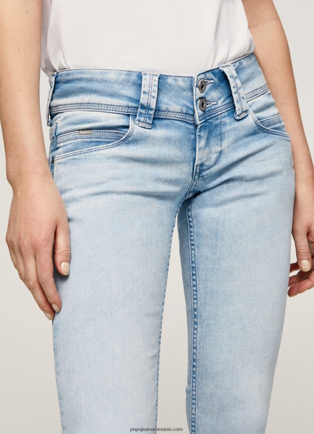 blugi venus cu talie joasa cu ajustare regulata femei Pepe Jeans denim 6Z0R4623