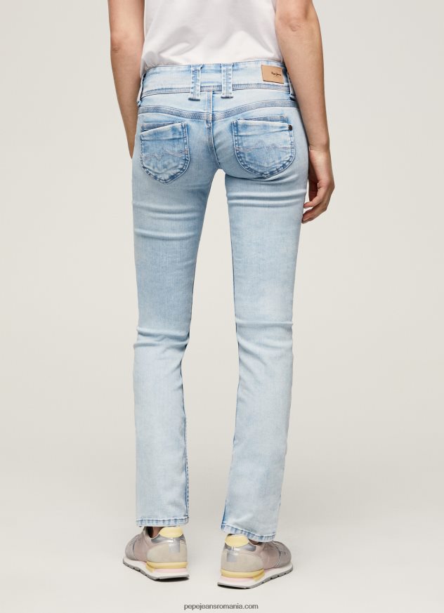 blugi venus cu talie joasa cu ajustare regulata femei Pepe Jeans denim 6Z0R4623