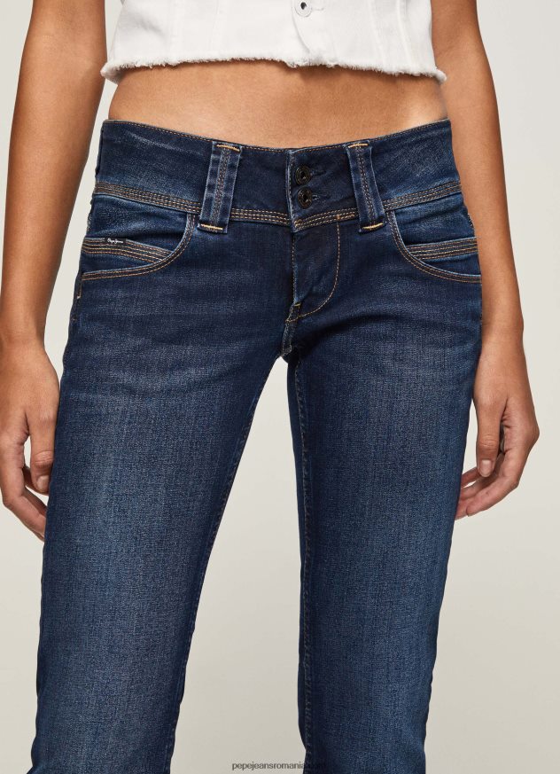 blugi venus cu talie joasa cu ajustare regulata femei Pepe Jeans denim 6Z0R4630