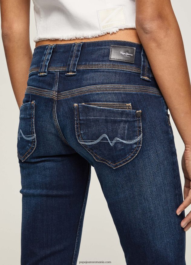 blugi venus cu talie joasa cu ajustare regulata femei Pepe Jeans denim 6Z0R4630