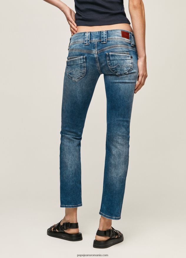 blugi venus cu talie joasa cu ajustare regulata femei Pepe Jeans denim 6Z0R4631