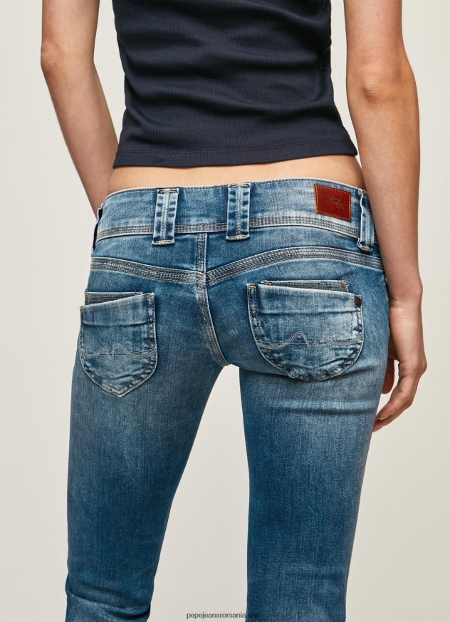 blugi venus cu talie joasa cu ajustare regulata femei Pepe Jeans denim 6Z0R4631