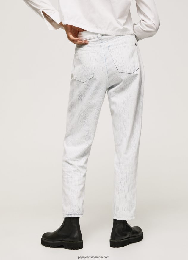 blugi conici cu talie înaltă Willow femei Pepe Jeans denim 6Z0R4666