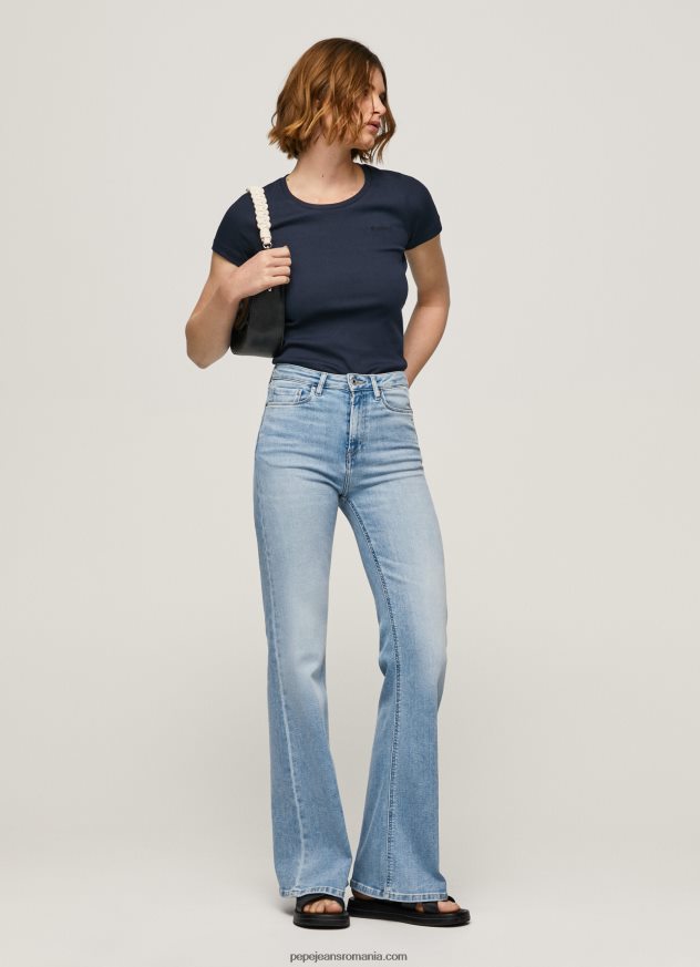 blugi evazați cu talie înaltă Willa femei Pepe Jeans denim 6Z0R4659