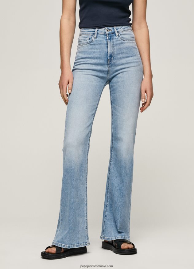 blugi evazați cu talie înaltă Willa femei Pepe Jeans denim 6Z0R4659