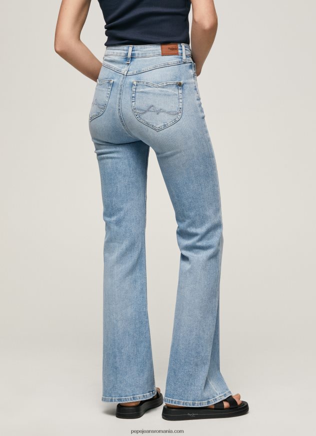 blugi evazați cu talie înaltă Willa femei Pepe Jeans denim 6Z0R4659