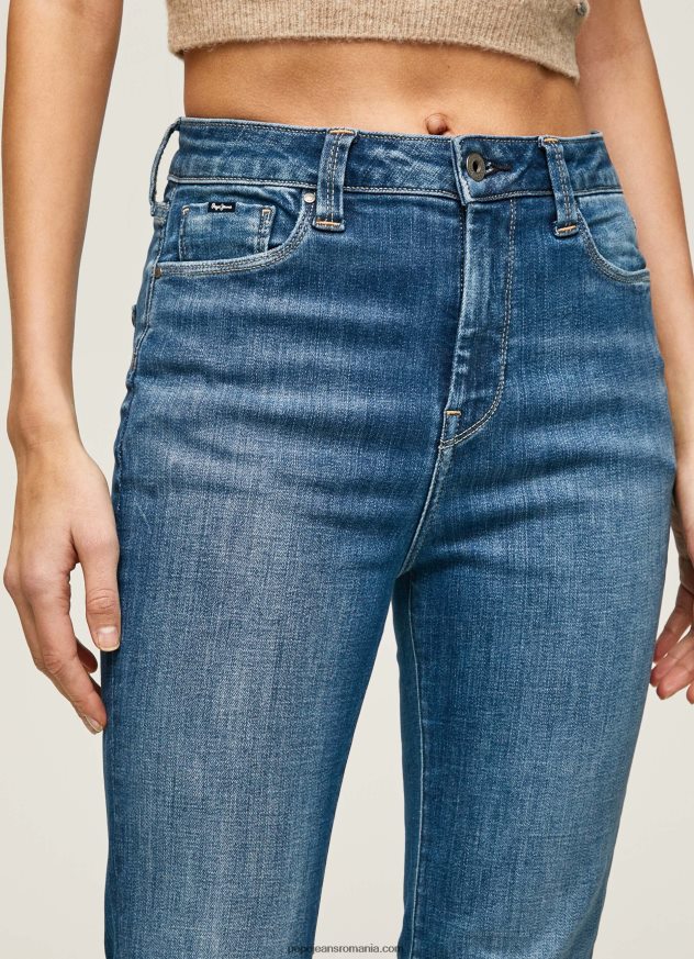 blugi evazați cu talie înaltă dion femei Pepe Jeans denim 6Z0R4660