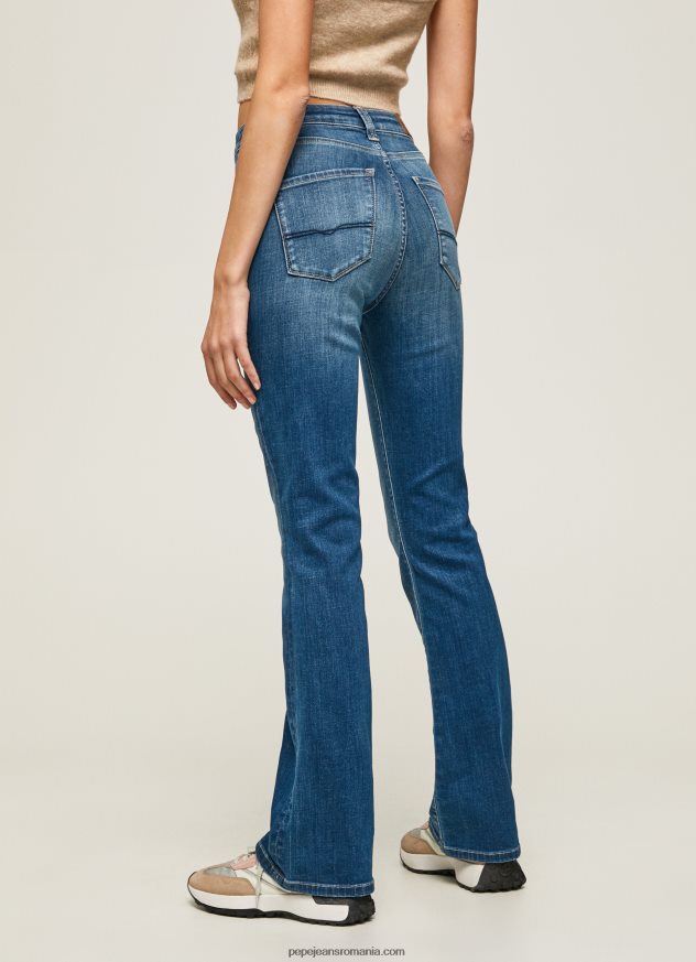 blugi evazați cu talie înaltă dion femei Pepe Jeans denim 6Z0R4660