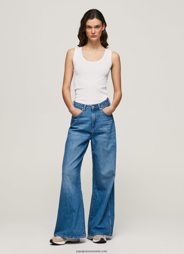 blugi jaimy cu talie înaltă, cu ajustare largă femei Pepe Jeans denim 6Z0R4679