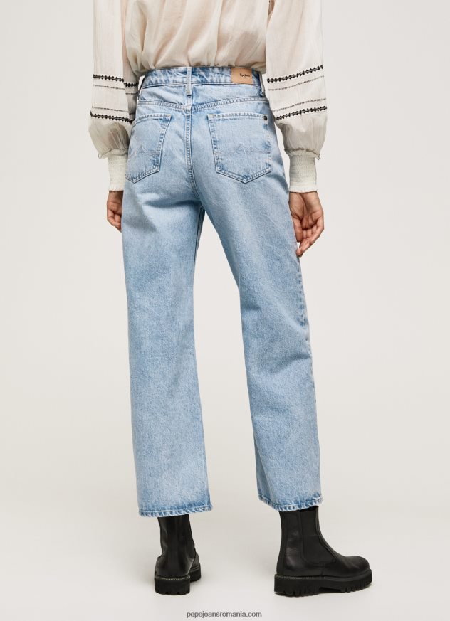 blugi lexa sky cu talie înaltă, cu potrivire largă femei Pepe Jeans denim 6Z0R4678