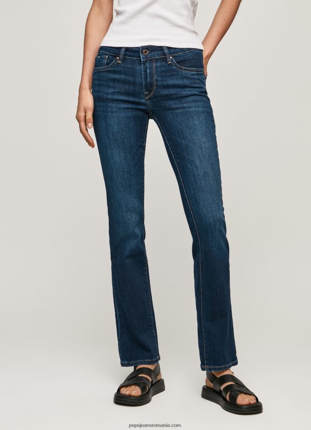 blugi piccadilly slim fit cu talie medie femei Pepe Jeans denim 6Z0R4665