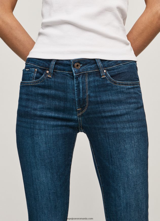 blugi piccadilly slim fit cu talie medie femei Pepe Jeans denim 6Z0R4665
