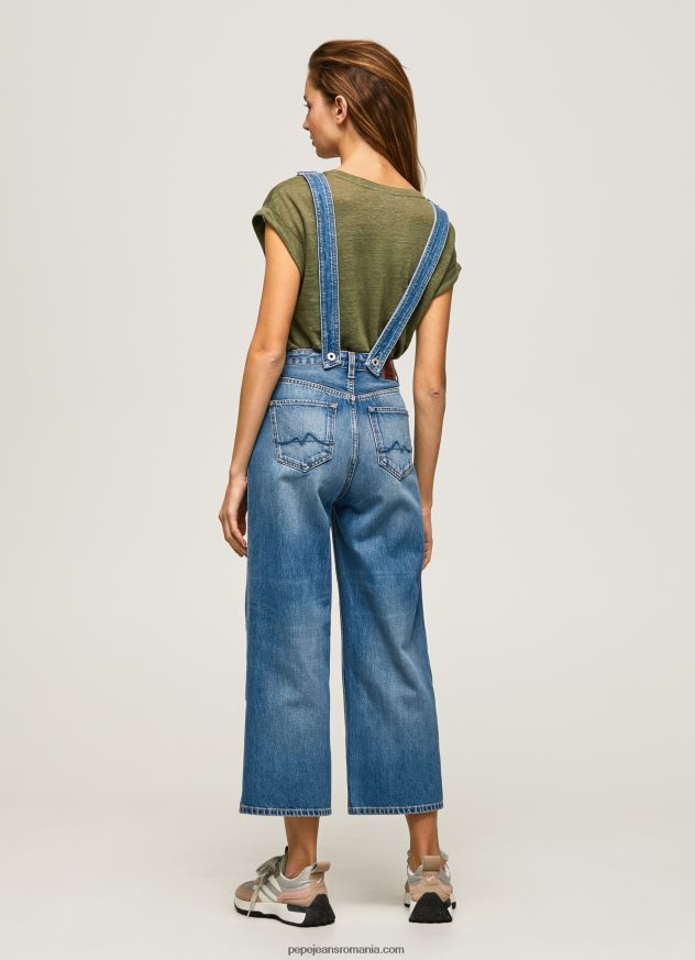 salopetă din denim de bumbac femei Pepe Jeans denim 6Z0R4698