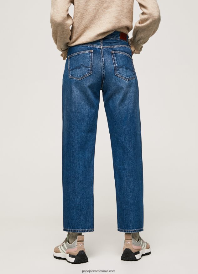 blugi Dover cu talie înaltă, relaxed fit femei Pepe Jeans denim 6Z0R4683