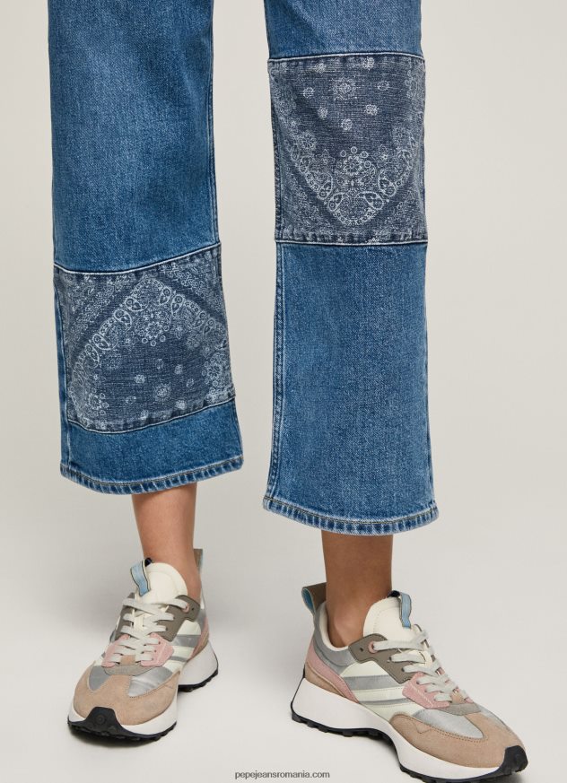 blugi ani relaxed fit cu talie medie femei Pepe Jeans denim 6Z0R4687