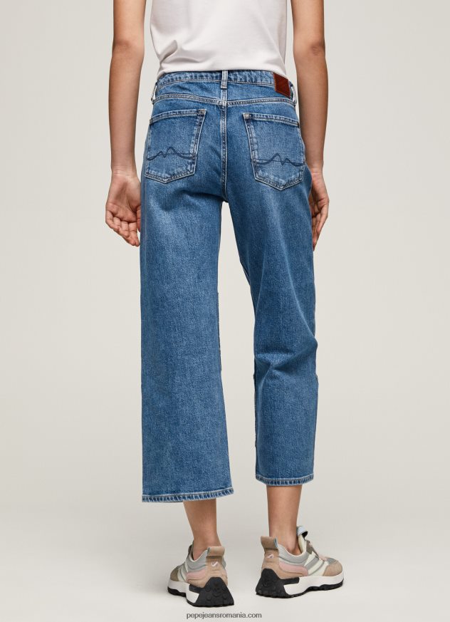 blugi ani relaxed fit cu talie medie femei Pepe Jeans denim 6Z0R4687
