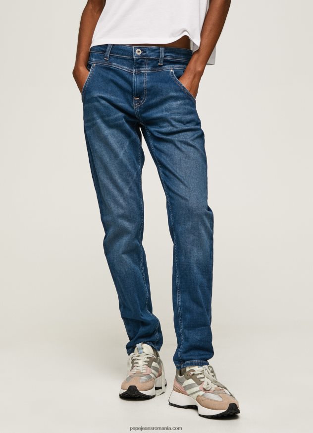 blugi carey cu talie medie relaxed fit femei Pepe Jeans denim 6Z0R4686