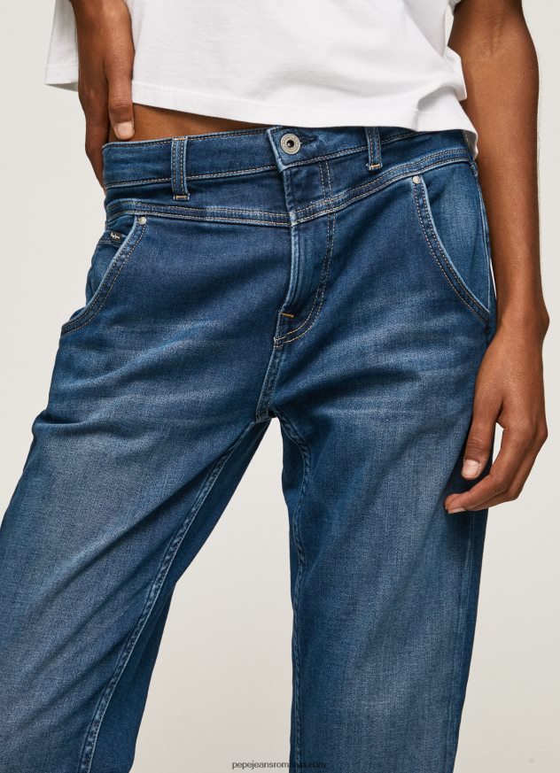 blugi carey cu talie medie relaxed fit femei Pepe Jeans denim 6Z0R4686