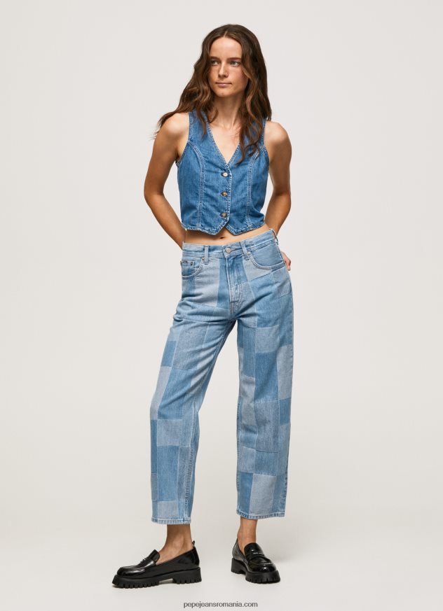 blugi dover cu talie înaltă, loose fit femei Pepe Jeans denim 6Z0R4688