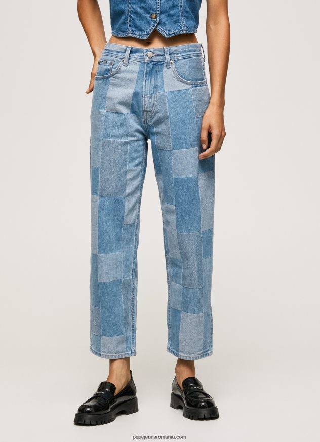 blugi dover cu talie înaltă, loose fit femei Pepe Jeans denim 6Z0R4688