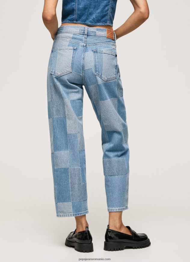 blugi dover cu talie înaltă, loose fit femei Pepe Jeans denim 6Z0R4688