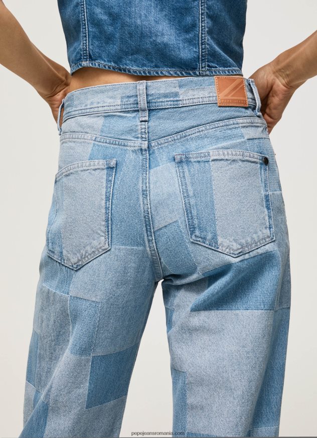 blugi dover cu talie înaltă, loose fit femei Pepe Jeans denim 6Z0R4688