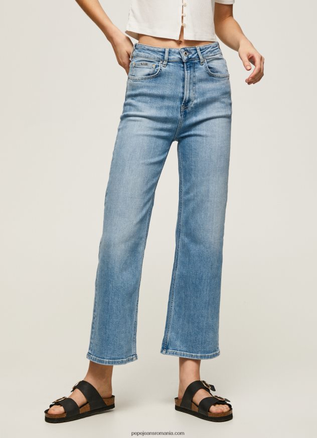 blugi lexa sky cu talie înaltă, cu potrivire largă femei Pepe Jeans denim 6Z0R4690