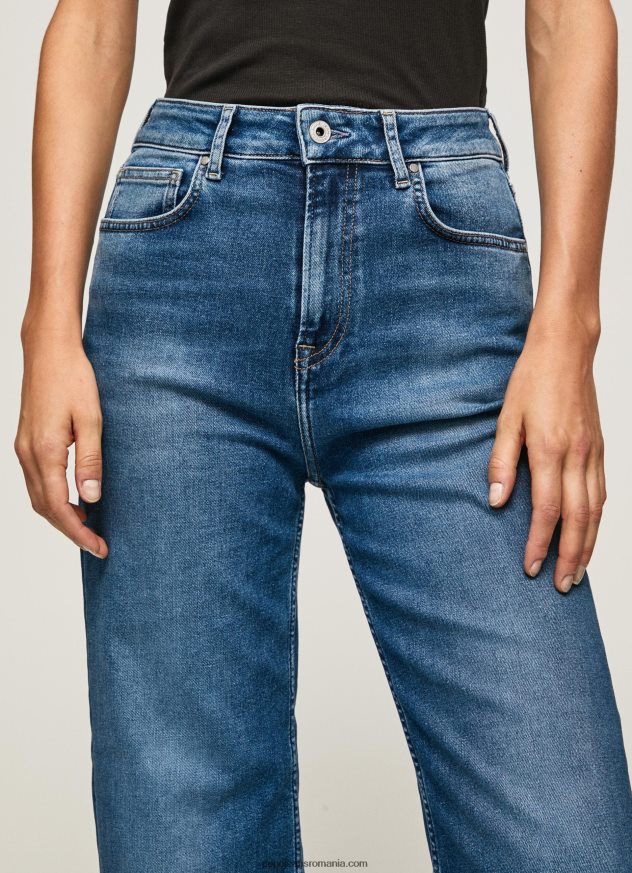 blugi lexa sky cu talie înaltă, cu potrivire largă femei Pepe Jeans denim 6Z0R4691