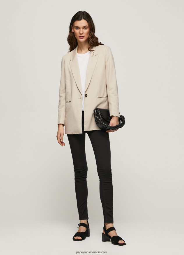 blugi cu talie înaltă regent skinny fit femei Pepe Jeans denim 6Z0R4655