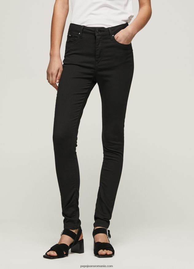 blugi cu talie înaltă regent skinny fit femei Pepe Jeans denim 6Z0R4655