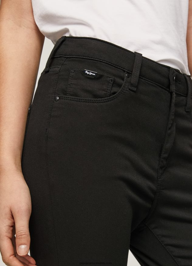 blugi cu talie înaltă regent skinny fit femei Pepe Jeans denim 6Z0R4655