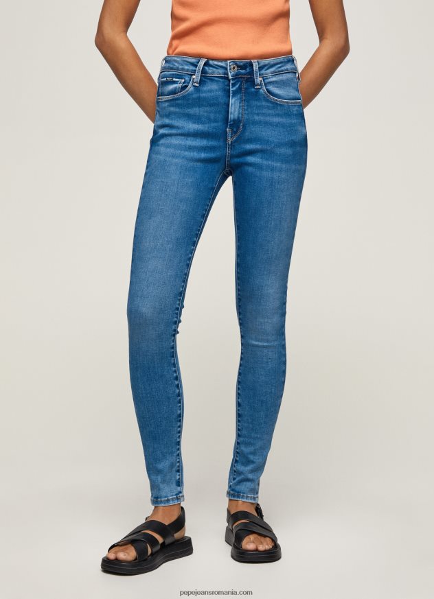blugi cu talie înaltă regent skinny fit femei Pepe Jeans denim 6Z0R4658