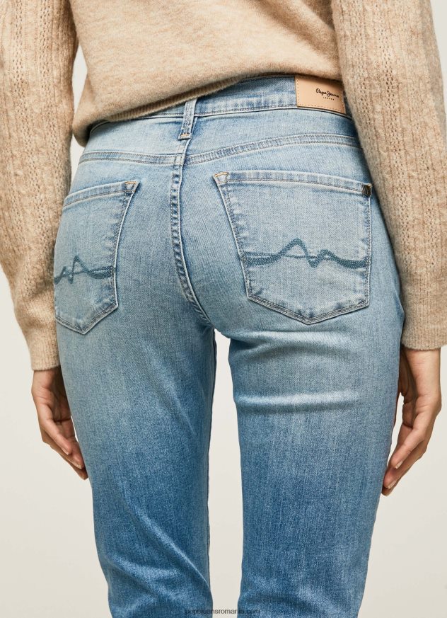 blugi grace slim fit cu talie înaltă femei Pepe Jeans denim 6Z0R4667