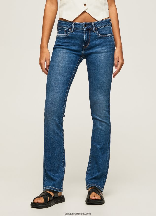 blugi piccadilly slim fit cu talie medie femei Pepe Jeans denim 6Z0R4671