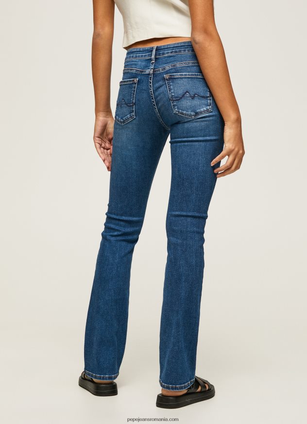 blugi piccadilly slim fit cu talie medie femei Pepe Jeans denim 6Z0R4671