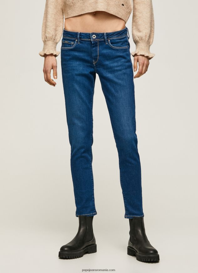 blugi skinny cu talie medie lola femei Pepe Jeans denim 6Z0R4639