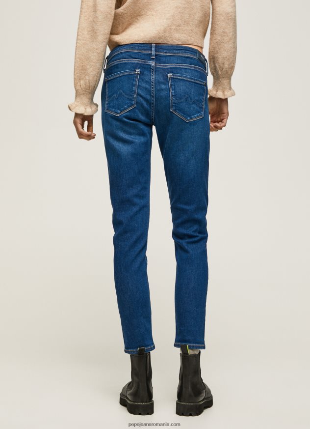 blugi skinny cu talie medie lola femei Pepe Jeans denim 6Z0R4639