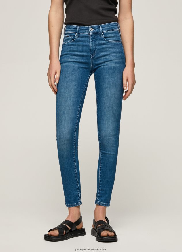 blugi skinny cu talie medie zoe femei Pepe Jeans denim 6Z0R4640