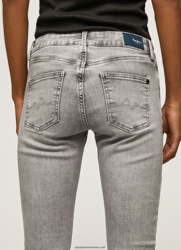 blugi skinny pixie cu talie medie femei Pepe Jeans denim 6Z0R4643