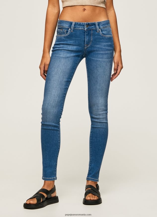blugi skinny soho cu talie medie femei Pepe Jeans denim 6Z0R4648