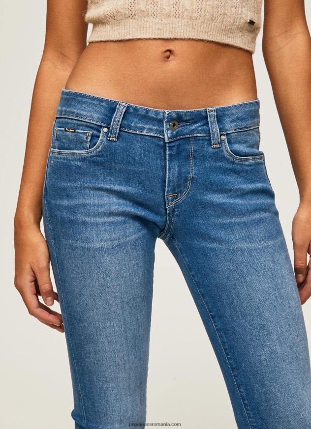 blugi skinny soho cu talie medie femei Pepe Jeans denim 6Z0R4648