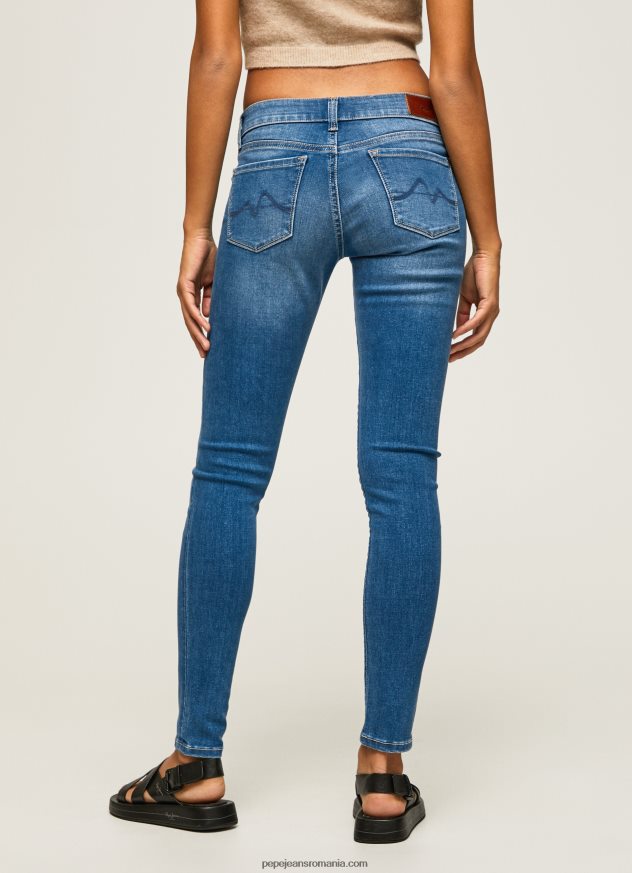 blugi skinny soho cu talie medie femei Pepe Jeans denim 6Z0R4648