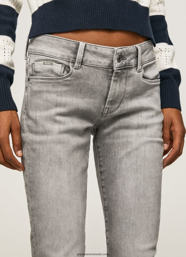 blugi skinny soho cu talie medie femei Pepe Jeans denim 6Z0R4649