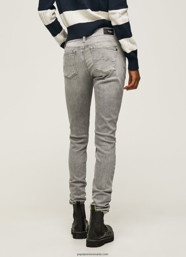 blugi skinny soho cu talie medie femei Pepe Jeans denim 6Z0R4649