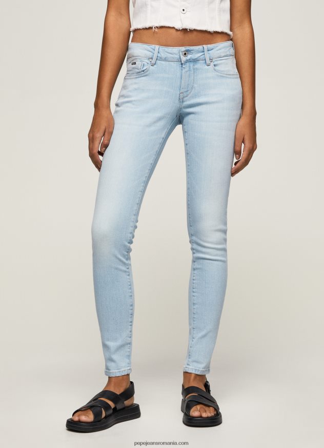 blugi skinny soho cu talie medie femei Pepe Jeans denim 6Z0R4653