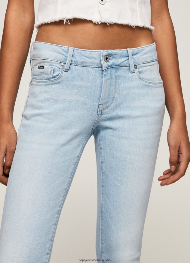 blugi skinny soho cu talie medie femei Pepe Jeans denim 6Z0R4653